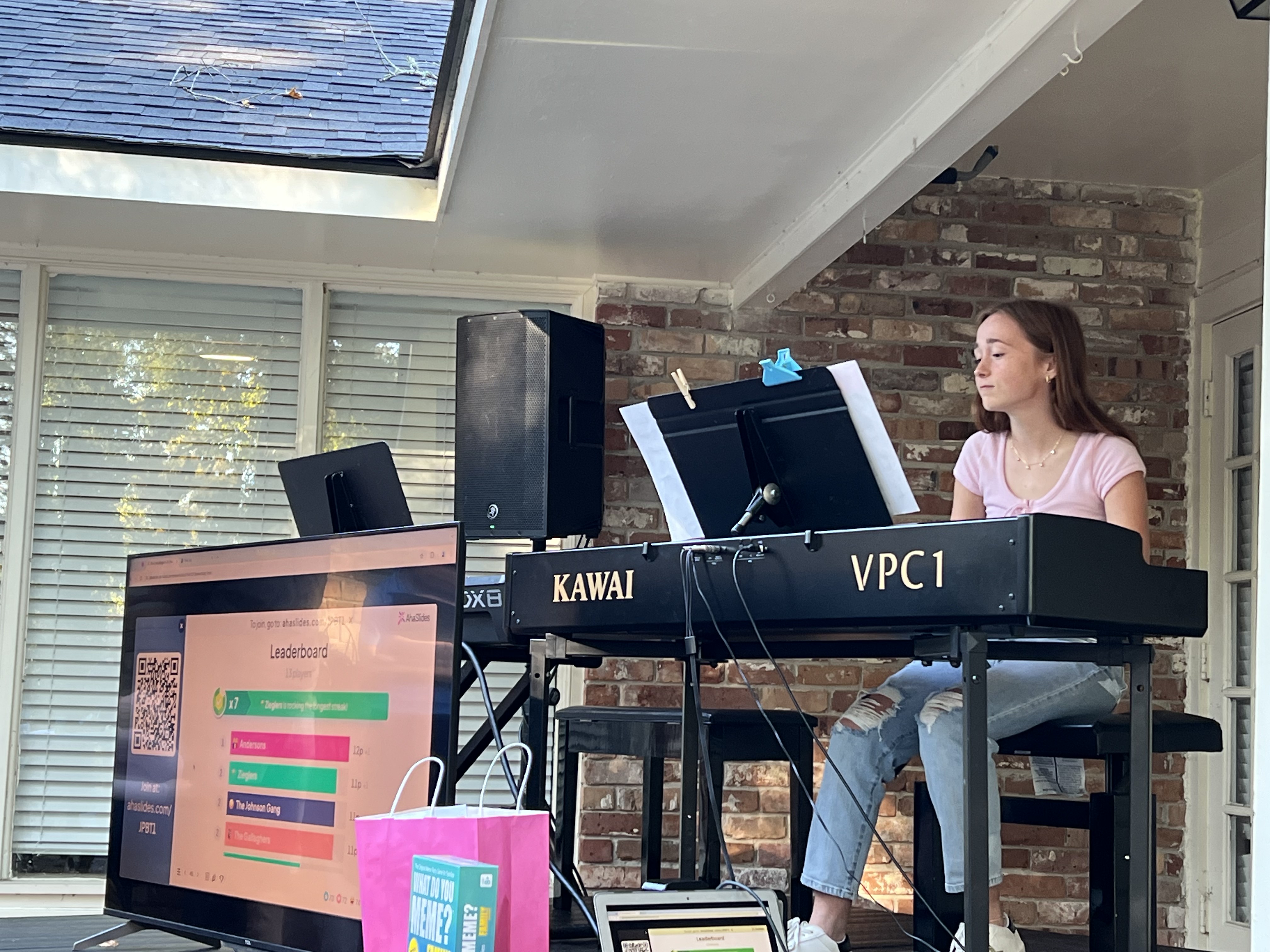 Student performing at the TV Concert