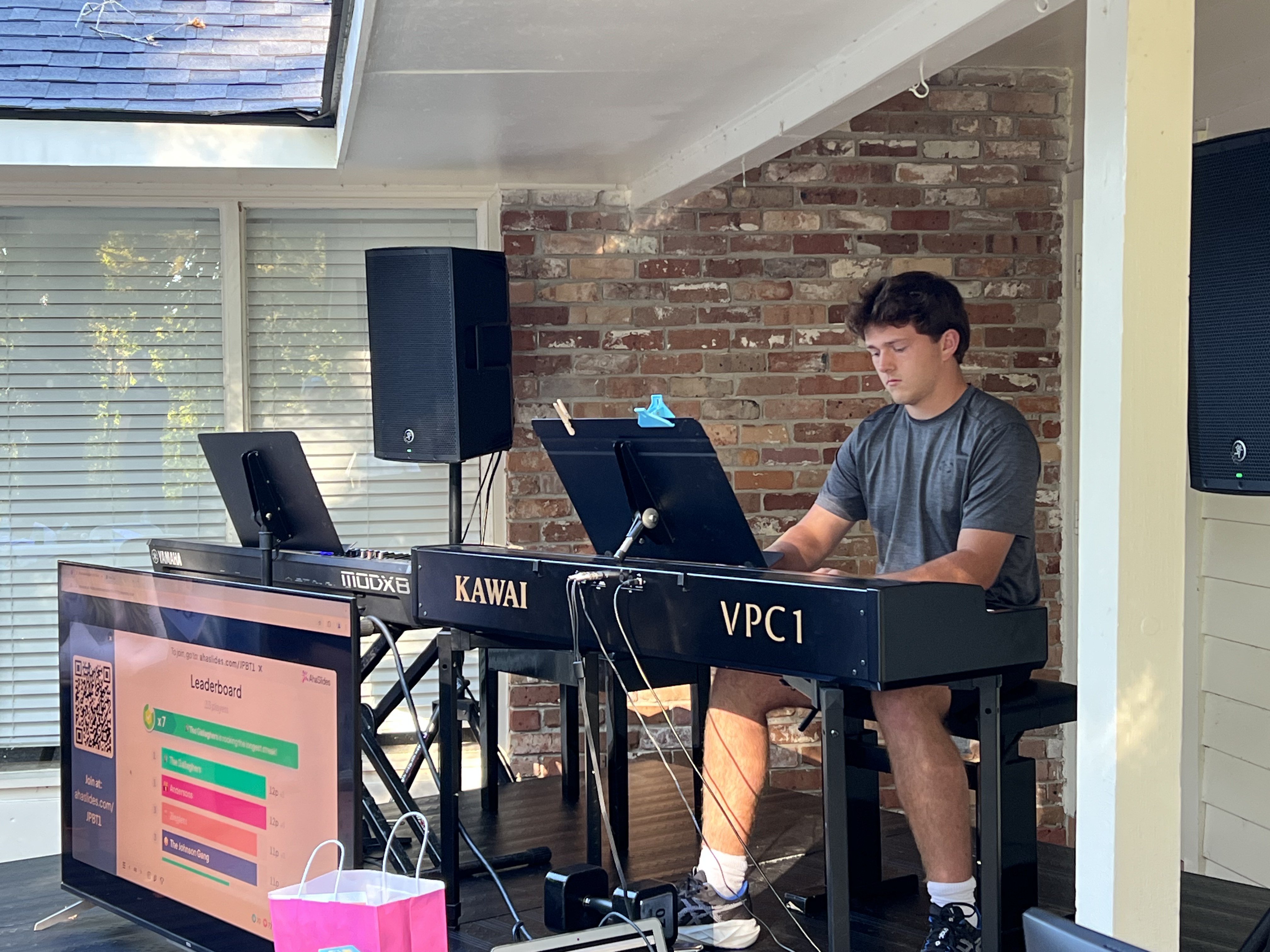 Student performing at the TV Concert