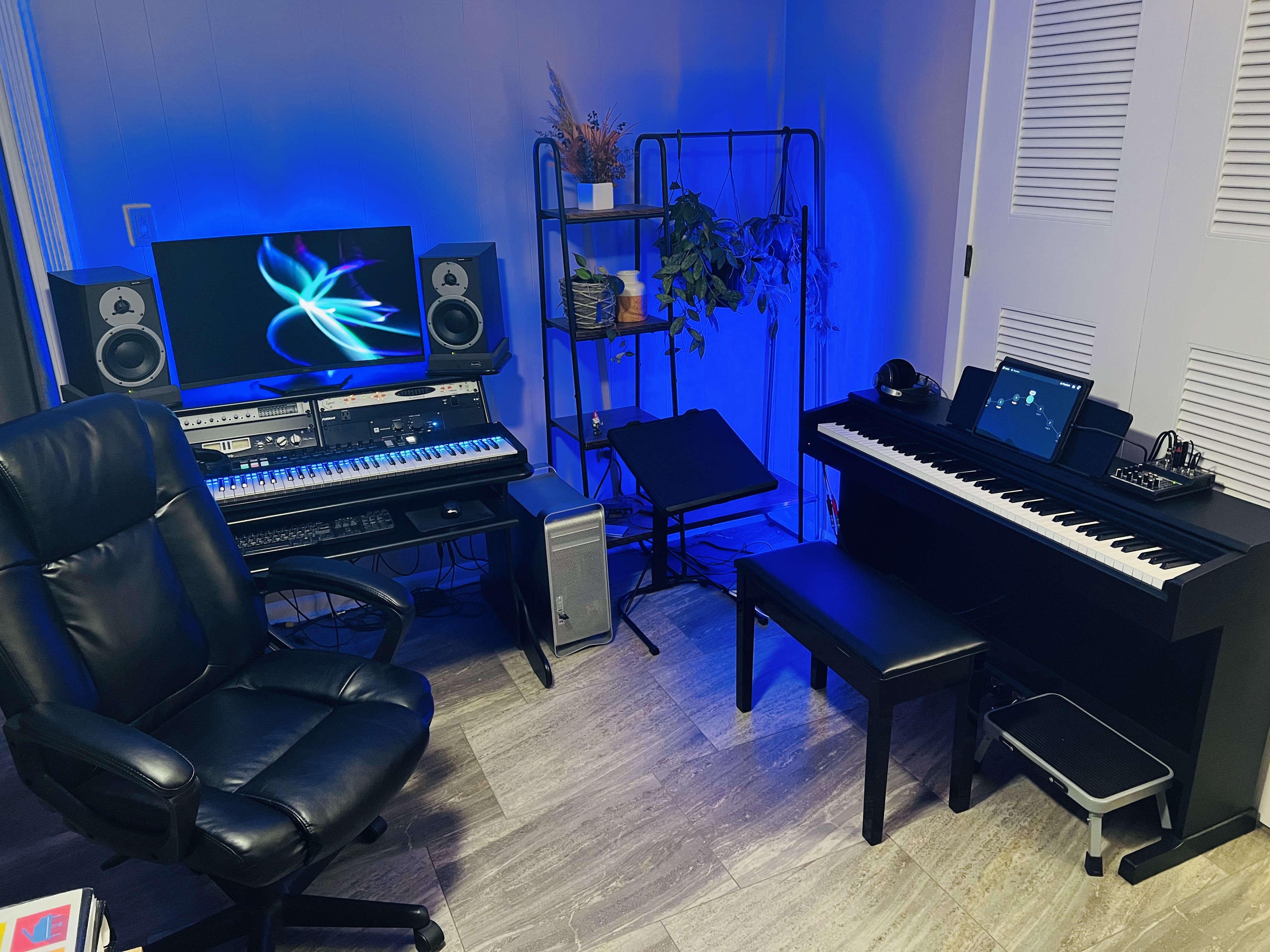 One corner of the music technology lab