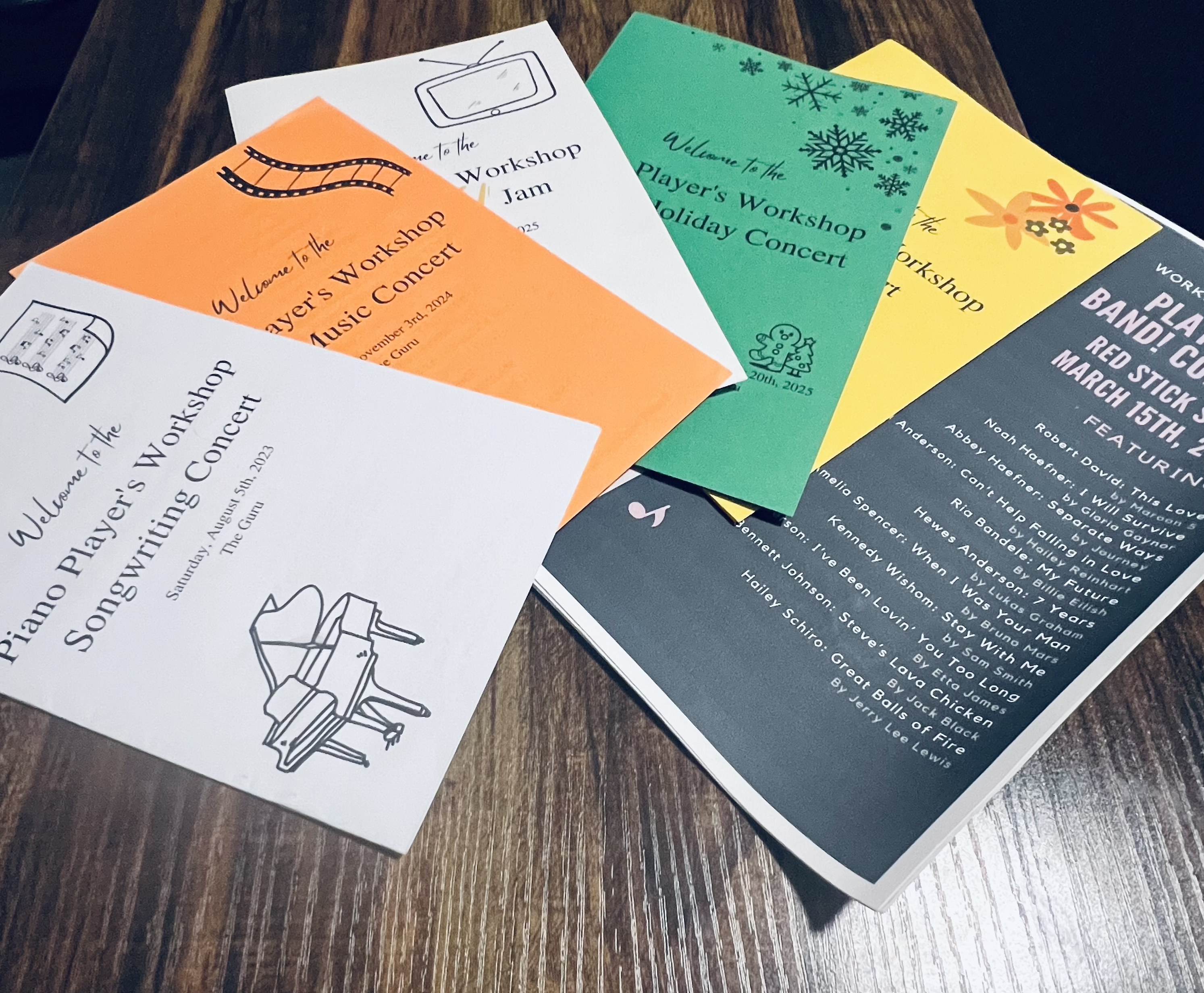 Custom concert programs on display